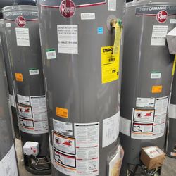 New Water Heater Rheem Performance Platinum 
