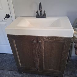 Bathroom Sink with Faucet