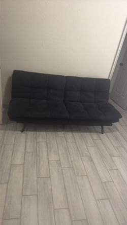 Black futon couch/bed