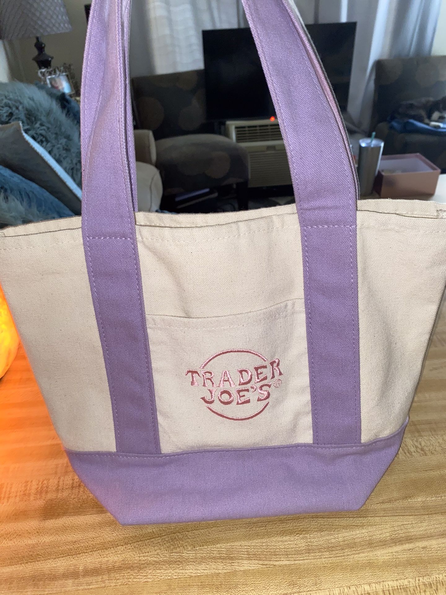 Trader Joe’s Limited Edition Easter Bag Purple 35$