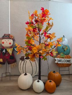 Fall decor !! Arbol de otonño