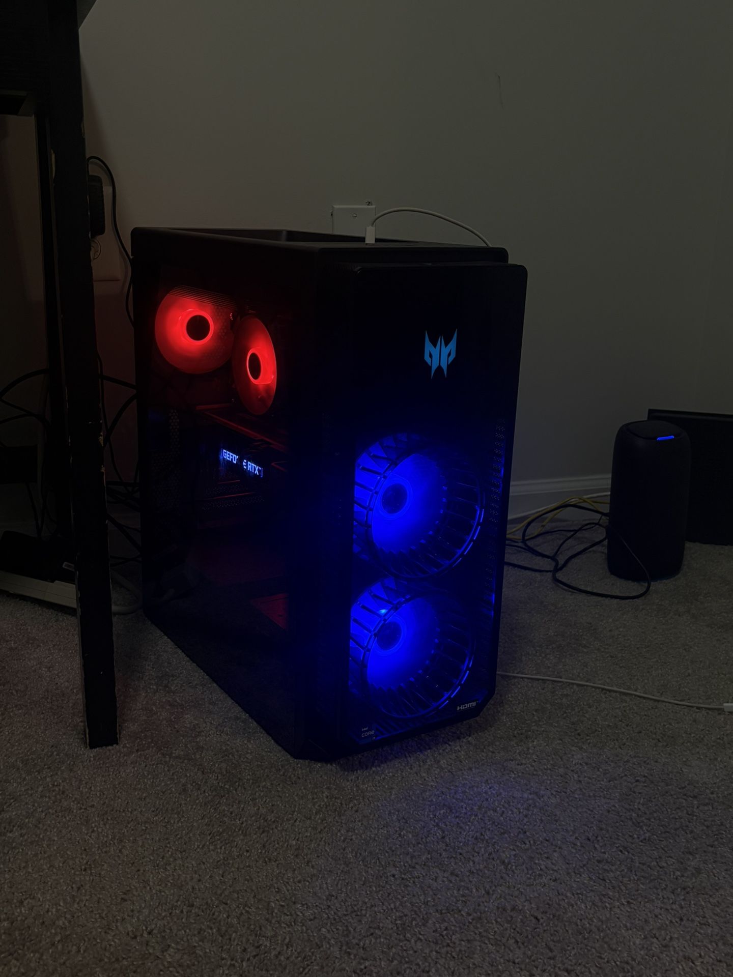 High-End RTX 3080 Gaming PC Setup – 180Hz Monitor + HyperX Keyboard + Razer Mouse