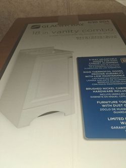 Glazer Bay Restroom Sink and Cabinet