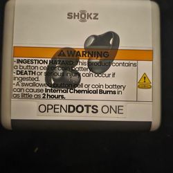 SHOKZ OpenDots ONE - Open-Ear Headphones - Wireless Bluetooth Earbuds with Microphone