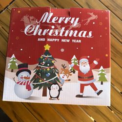 Christmas inflatable yard decorations Snowman with present