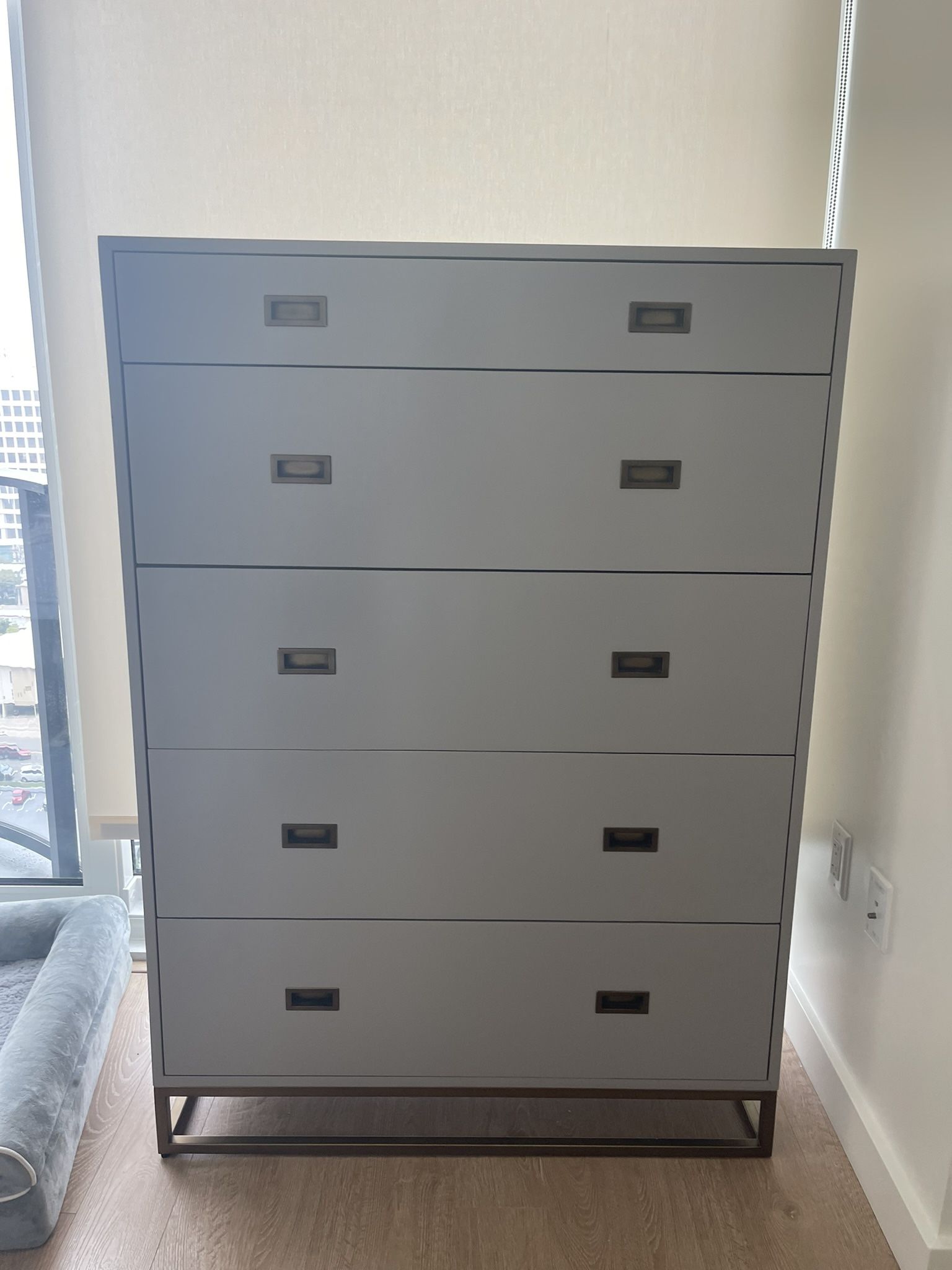 RH Avalon Tall Dresser Grey