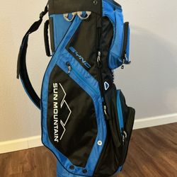 Sun Mountain Sync Golf Cart Bag 14-way Divider And Separate Putter Well