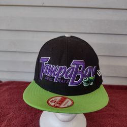 MLB New Era 9FIFTY Snapback Hat - Tampa Bay Devil Rays  One Size Fits Most