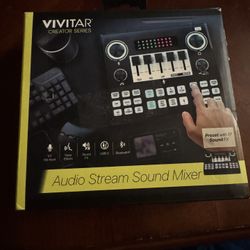 Sound Mixer, Audio Stream. 