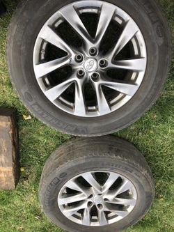 2013-15 INFINITI QX60 18” (235/65R18) 2 rims only