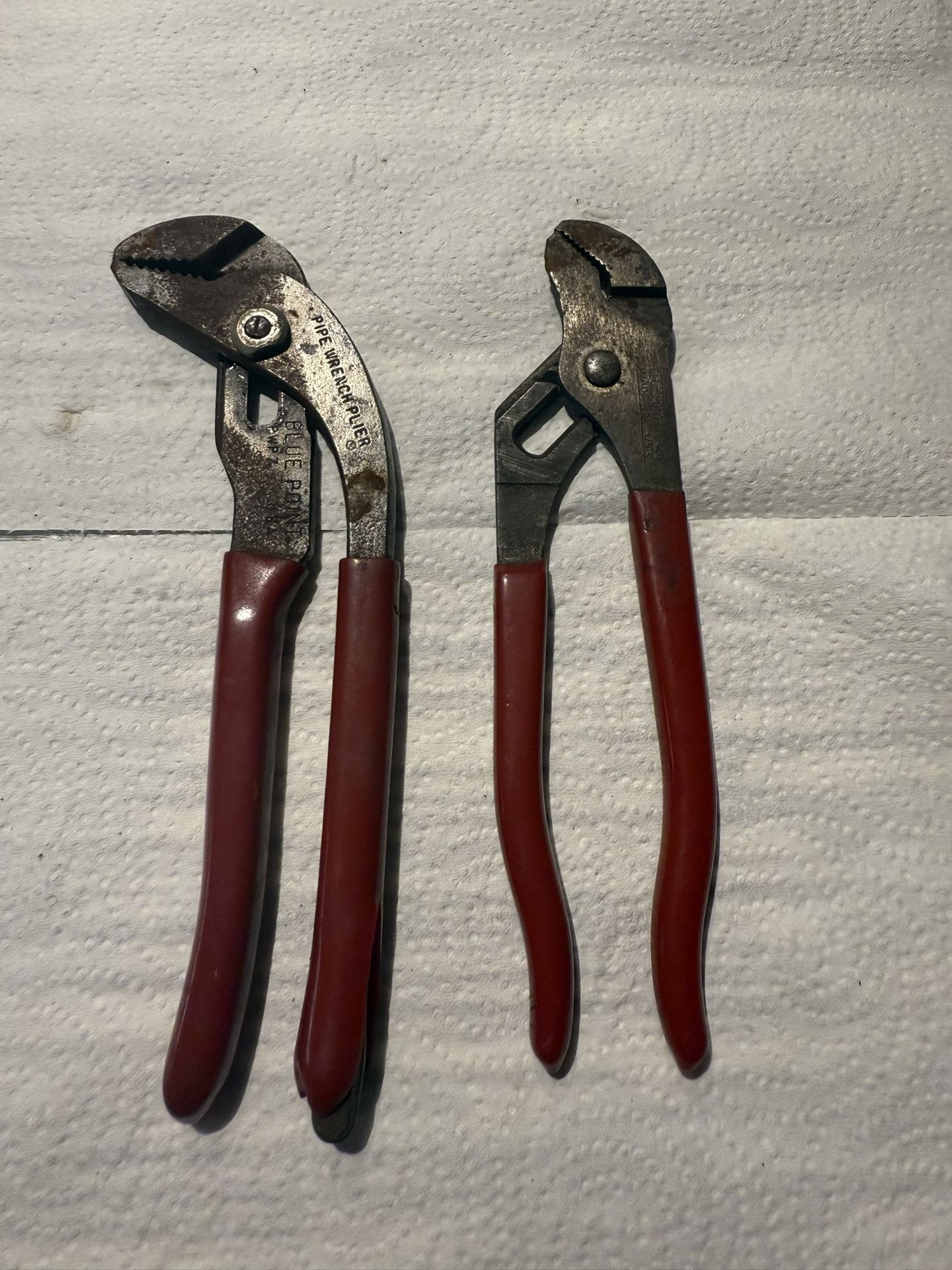 Bluepoint adjustable pliers both 7” long $45 for both firm in n Lakeland