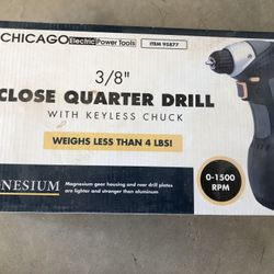 Drill 3/8” Close Quarter Drill