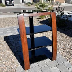 Brown Wood Console Table