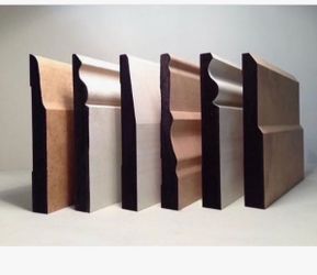 White base board
