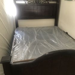 Bed frame and spring queen