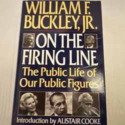 Signed William F. Buckley Jr. On The Firing Line Book with Inscription.