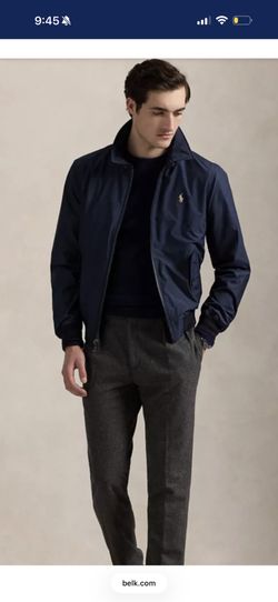 Mens Ralph Lauren Navy Blue Jacket XL  