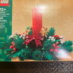 Lego Christmas Table Decoration Holiday Candle (433pcs) 40743 Kids Gift New