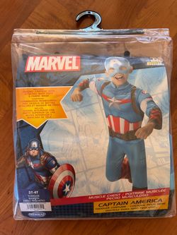 Captain America Costume - 3T/4T