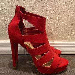 Red heels Size 6