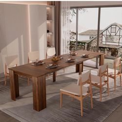 Extendable Dining Table 2-12 People 