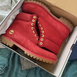 Red 6in Timberlands 