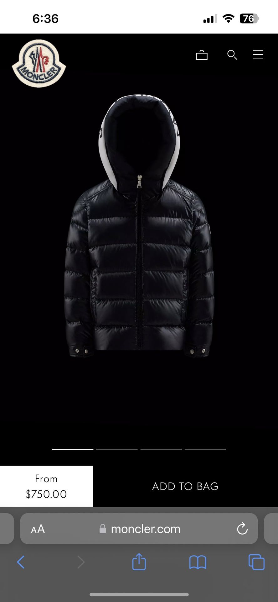 Moncler Enfant Kids Cardere Jacket
