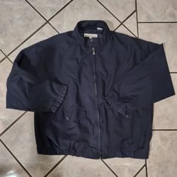 Perry Ellis Men's Navy Blue Jacket Size L