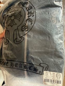 Chrome Hearts Horse Shoe Floral Hoodie Black