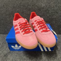  Sz 6-10W Adidas handball spezial semi pink glow better scarlet