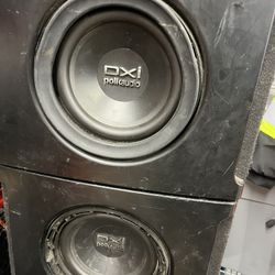 2 8” Subwoofers 