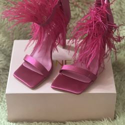 Pink Heels From Nordstrom New  5 1/2 
