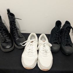  New Women's youth Nike, Converse, Kohls Boots mixed lot of 3 pair, size 7, take all $50
