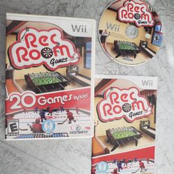 Nintendo Wii : Rec Room Complete CIB video game 20 games on one disk compatible with MotionPlus