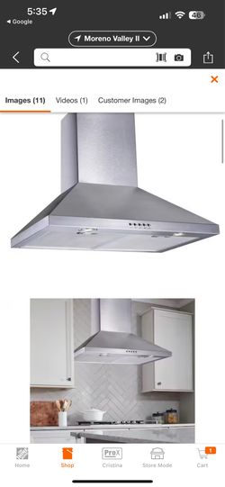Vissani range hood