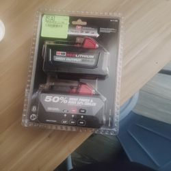 DOUBLE MILWAUKEE M18 BATTERIES 