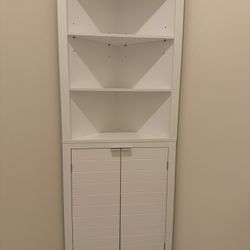Corner Shelf With Doors
