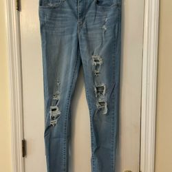levi's high rise super skinny