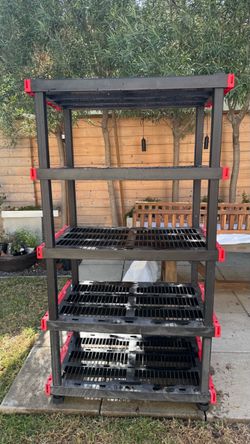 Shelving - 5 shelves / Plastic / Lightweight / Sturdy