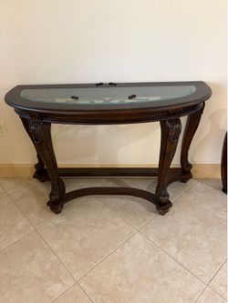 Mahogany Console table