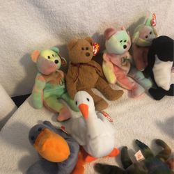 TY 1996 Beanie Babies 1-10
