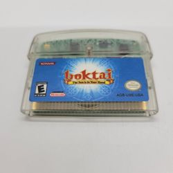 Konami Boktai The Sun Is In Your Hand Nintendo Gameboy Advance GBA 