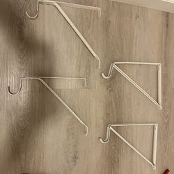 Four Closet Bracket Triangle Shelf Supporters 