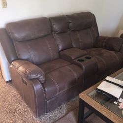 Free Couch and Love Seat - Reclining