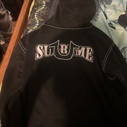 supreme x true religion zip up