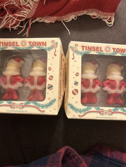 4 Santa Candles