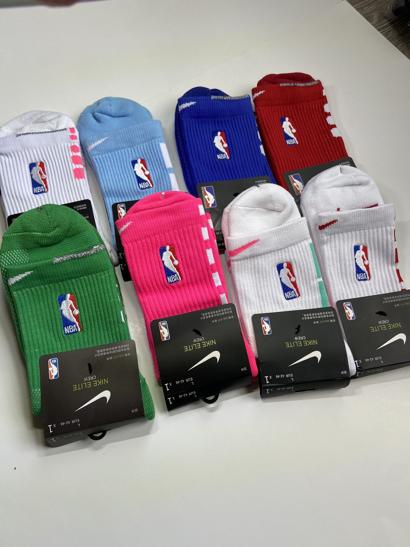 Basketball Socks Nike Elite Dri-Fit NBA / Calcetines. average length US 8-12 - L