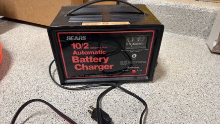 Sears automatic battery charger 10/2 amp 12 volt