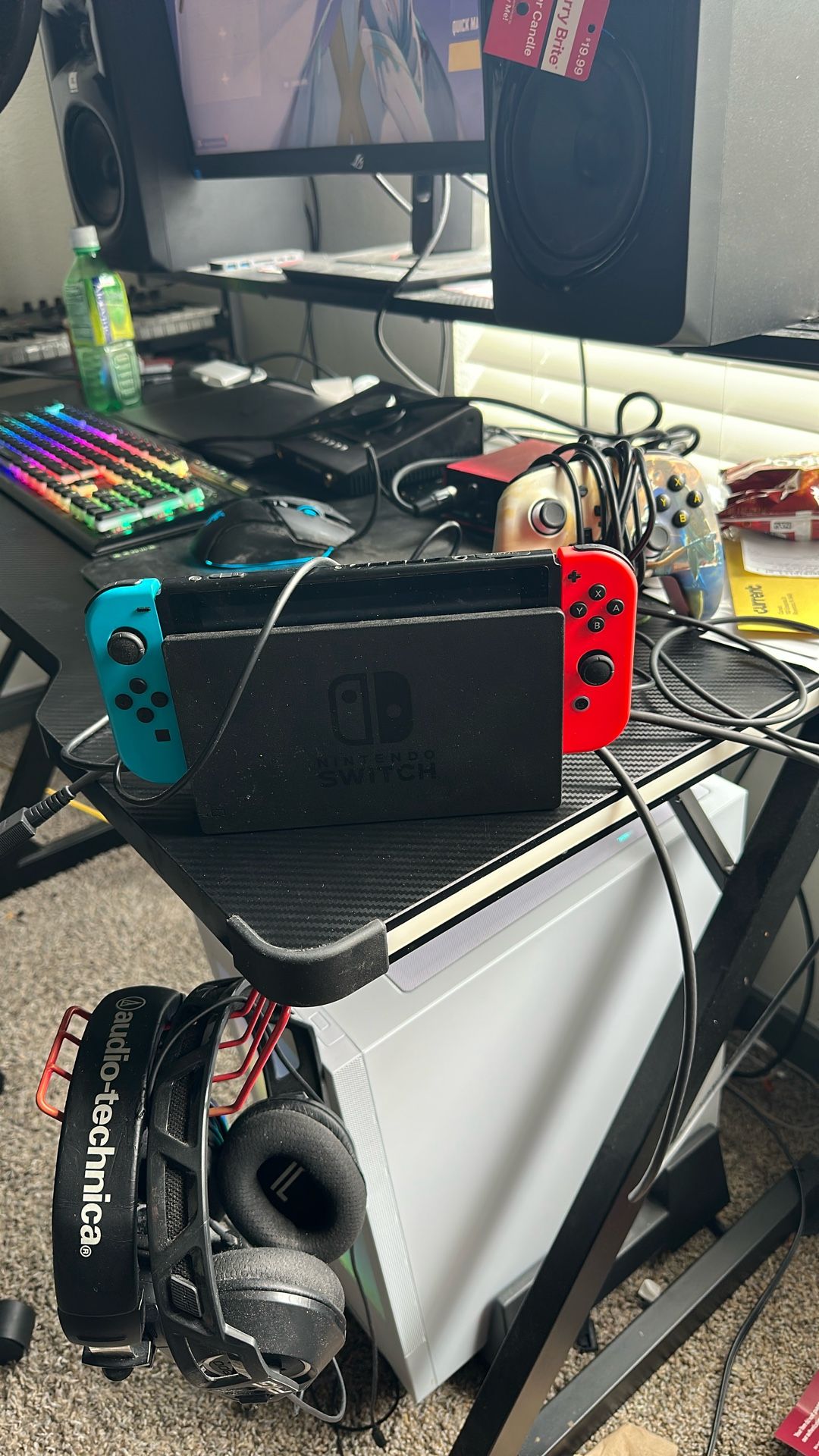 Nintendo Switch 32GB Handheld Console - Neon Red/Neon Blue
