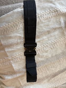 Black Tactical Belt with Quick-Release Buckle